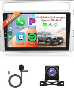 Dash Camera-Hodozzy-[4G+64G] 8 Core Android Car Stereo for Volkswagen Tiguan 2010-2015 with Carplay & Android Auto- Hodozzy 9 Inch IPS Touch Screen with GPS Navi