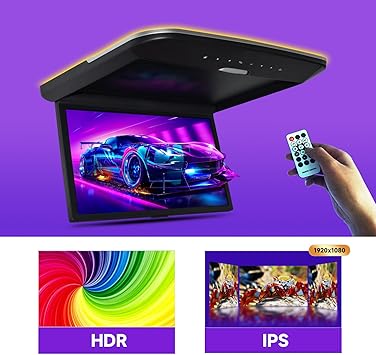 Dash Camera-Generic-14 inch MP5 Ceiling Mounted high Definition Monitor Supports HDMI TF USB AV1 AV2 Video Input and Output as Well as FM Trans 3 Dash Camera-Generic-14 inch MP5 Ceiling Mounted high Definition Monitor Supports HDMI TF USB AV1 AV2 Video Input and Output as Well as FM Trans - Image 3