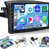 Dash Camera-KUNFINE-Kunfine Tesla Style Car CarPlay Android Auto Navigation Stereo GPS Radio Reverse Camera 9.7″ IPS Touchscreen Headunit Tablet Media Player for Toyota RAV4 2007-2012- if Applicable Octa Core 4G+64G 5