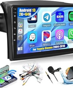 Dash Camera-Realdio-Android Car Stereo for Toyota Sienna 2004 2005 2006 2007 2008 2009 2010 with CarPlay Android Auto 26UI 2GB+64GB Dash Camera-Realdio-Android Car Stereo for Toyota Sienna 2004 2005 2006 2007 2008 2009 2010 with CarPlay Android Auto 26UI 2GB+64GB