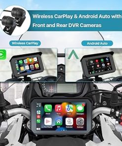 Dash Camera-TTXSCAM-Motorcycle DVR: Wireless Apple Carplay- Android Auto 2