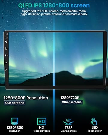 Dash Camera-Fortdows-Car Radio for Toyota Corolla 2009-2012- Car Stereo with Wireless CarPlay Android Auto 1280×800 HD 9’’ IPS Touchscreen GPS Navigation Bluetooth 5GWiFi FM Backup Camera Mic 3 Dash Camera-Fortdows-Car Radio for Toyota Corolla 2009-2012- Car Stereo with Wireless CarPlay Android Auto 1280x800 HD 9’’ IPS Touchscreen GPS Navigation Bluetooth 5GWiFi FM Backup Camera Mic - Image 3