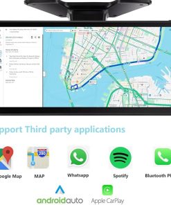 Dash Camera-RVeligacy-GPS Navigation 6 Split Touchable Screen Car Stereo with Carplay 128GB Large 1080P Image 10.36 Inch Monitor Backup Camera Built-in DVR for RV Truck Trailer Rear Side Front View Wired System RGPS6 2