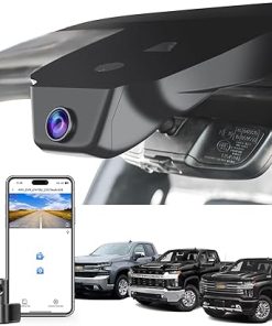 Dash Camera-mangoal-Front 4K & Rear 1080P Dash Cam fit for Chevy 4th Gen Silverado 1500 2022-2025- HD 2024 2025 WT LT RST Trail Boss High Country ZR2 (Model C)