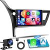 Dash Camera-crownyu-for Toyota RAV4 Radio Compatible with Wirelessly Carplay Android Auto Upgrade Android Car Stereo Bluetooth Navigation Touchscreen GPS FM Multimedia Player Backup Camera Head Unit (2001-2003) 4