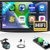 Dash Camera-SIXWIN-SIXWIN Android Car Stereo for Subaru Outback Legacy 2010-2014 9.7 Inch Touch Screen Car Radio with Wireless Apple Carplay Android Auto 1G+32G GPS Navigation Bluetooth FM WiFi HiFi Backup Camera MIC 4