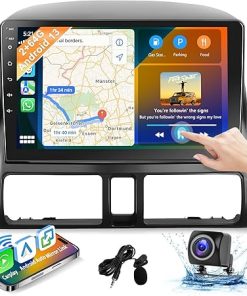 Dash Camera-podofo-Podofo [2+64G] Wireless Apple Carplay Android Auto Car Stereo for Honda CRV 2002-2006-9 Inch Touchscreen Car Radio Receiver with Bluetooth/GPS Navigation/FM&RDS Radio/Mirror Link/SWC+Backup Camera