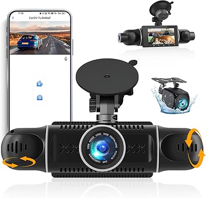 Dash Camera-AMprime-4 Channel Dash Cam Front and Rear Inside Left Right-3 Inch 1080P Dash Camera for Cars Car Camera with APP Control Dash Camera-AMprime-4 Channel Dash Cam Front and Rear Inside Left Right-3 Inch 1080P Dash Camera for Cars Car Camera with APP Control