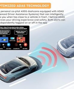 Dash Camera-Vlokda-Dash Cam Front and Rear- 4K/2.5K Full HD Dash Camera for Cars 2