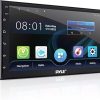 Dash Camera-Pyle-Pyle Double DIN Car Stereo Receiver – 7 inch 1080P HD Touch Screen Bluetooth Car Radio Audio Receiver Multimedia Player – WiFi/GPS/AM/FM Radio- Mirror Link for Android/iOS