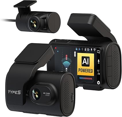 Dash Camera-TYPE S TOURING ITEMS-Type S T200 AI Driver Assistance Dash Cam Powered by ADAS- 1440p Dash Camera-TYPE S TOURING ITEMS-Type S T200 AI Driver Assistance Dash Cam Powered by ADAS- 1440p