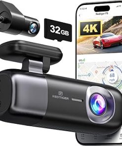 Dash Camera-REDTIGER-REDTIGER F9 Dash Cam 4K Front and Rear 1080P- WiFi GPS Car Camera with 32GB Card Dash Camera-REDTIGER-REDTIGER F9 Dash Cam 4K Front and Rear 1080P- WiFi GPS Car Camera with 32GB Card