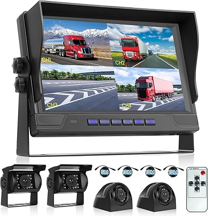 Dash Camera-Hodozzy-Wired Backup Camera System 1080P- Hodozzy 9 Inch 4 Split Screen Monitor System Dash Camera-Hodozzy-Wired Backup Camera System 1080P- Hodozzy 9 Inch 4 Split Screen Monitor System