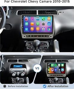 Dash Camera-VECHTEL-[8 CORE 2G+64G] Car Stereo for Chevrolet Chevy Camaro 2010-2015 with Wireless Carplay/Android Auto- 9 Inch Android 13 IPS Touch Screen Car Radio 2