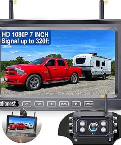 Dash Camera-DoHonest-DoHonest HD 1080P Digital Wireless Backup Camera System 5” TFT Monitor for Trucks-Cars Dash Camera-DoHonest-DoHonest HD 1080P Digital Wireless Backup Camera System 5” TFT Monitor for Trucks-Cars
