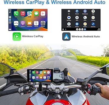 Dash Camera-LBW-LBW Premium Motorcycle DVR: Wireless Apple Carplay & Android Auto- Dual HD 1080P Cameras 2 Dash Camera-LBW-LBW Premium Motorcycle DVR: Wireless Apple Carplay & Android Auto- Dual HD 1080P Cameras - Image 2