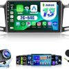 Dash Camera-Inefala-2+64G Android 13 CarPlay Car Stereo Radio for Toyota RAV4 2013-2018- 10.1” HD Touch Screen Compatible with Android Auto