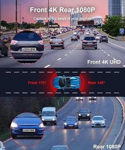 Dash Camera-JOMISE-JOMISE 4K Dash Cam Front and Rear- 3.16” IPS Touch Screen 2