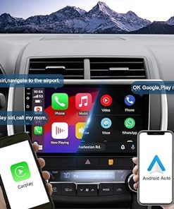 Dash Camera-AUMUME-4+64G Android 13 Double Din Car Stereo for Toyota Camry 2015-2017 with 10.1 Inch Touchscreen- Wireless Carplay/Android Auto 2