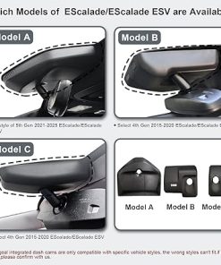 Dash Camera-mangoal-Front 4K & Rear 1080P Dash Cam fit for Cadillac Gen5 Escalade/Escalade ESV 2021 2022 2023 2024 2025(Model A)- Sport Premium Luxury Platinum V-Series 2