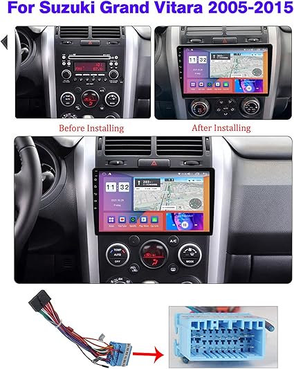 Dash Camera-Charmstep-Android 11 for Suzuki Grand Vitara 2005-2015 Car Stereo Radio 9 Inch Multimedia Audio Video Player Support GPS Navigation Carplay DSP Bluetooth WiFi 4G SWC USB+Backup Camera 2 Dash Camera-Charmstep-Android 11 for Suzuki Grand Vitara 2005-2015 Car Stereo Radio 9 Inch Multimedia Audio Video Player Support GPS Navigation Carplay DSP Bluetooth WiFi 4G SWC USB+Backup Camera - Image 2