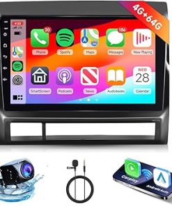Dash Camera-Hodozzy-[4G+64G] Android Car Stereo for Toyota Tacoma 2005-2015 Radio with Wireless Carplay Android Auto Mirror Link- Hodozzy 9 inch Touch Screen with GPS