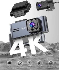 Dash Camera-OMBAR-OMBAR Dash Cam Front and Rear 5G WiFi- Dash Cam 4K/2K/1080P+1080P 2