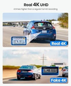 Dash Camera-YEECORE-Dual Dash Cam 5G WiFi GPS- Real 4K+HDR 1080P Dash Cam Front and Rear 2