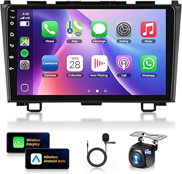 Dash Camera-METEESER-8Core 2+64G Car Stereo for Honda CRV 2007-2011 Wireless Carplay Android Auto-9 inch 1280 * 720P IPS Touch Screen Radio Dash Camera-METEESER-8Core 2+64G Car Stereo for Honda CRV 2007-2011 Wireless Carplay Android Auto-9 inch 1280 * 720P IPS Touch Screen Radio