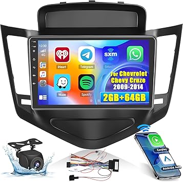 Dash Camera-Hikity-Android Car Stereo for Chevrolet Chevy Cruze 2009-2014 Radio 2+64GB 9 Inch Touchscreen Car Radio Wireless Apple Carplay Android Auto Support GPS Navigation WiFi Bluetooth FM EQ Backup Camera Dash Camera-Hikity-Android Car Stereo for Chevrolet Chevy Cruze 2009-2014 Radio 2+64GB 9 Inch Touchscreen Car Radio Wireless Apple Carplay Android Auto Support GPS Navigation WiFi Bluetooth FM EQ Backup Camera