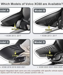 Dash Camera-mangoal-4K Dash Cam Dash Cam Custom for Volvo XC60 2022 2023 2024 2025 (Model D)- B5 B6 T8 Accessories 2