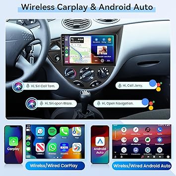 Dash Camera-VECHTEL-2+64G Android Car Stereo for for Ford Focus 1998-2004 / Ford Fiesta 1995-2001 Upgrade – Wireless Carplay Android Auto- 9 Inch Touch Screen in-Dash GPS Head Unit-WiFi/Bluetooth/HiFi/SWC/Backup Camera 3 Dash Camera-VECHTEL-2+64G Android Car Stereo for for Ford Focus 1998-2004 / Ford Fiesta 1995-2001 Upgrade - Wireless Carplay Android Auto- 9 Inch Touch Screen in-Dash GPS Head Unit-WiFi/Bluetooth/HiFi/SWC/Backup Camera - Image 3