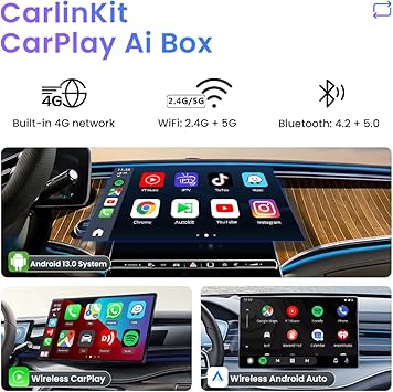 Dash Camera-Carlinkit-Carlinkit CarPlay Ai Box Android 13.0 System Wireless CarPlay Android Auto QCM6125 8-core 8G+128G- Multimedia Box Spotify/Netflix/YouTube Car Video 3 Dash Camera-Carlinkit-Carlinkit CarPlay Ai Box Android 13.0 System Wireless CarPlay Android Auto QCM6125 8-core 8G+128G- Multimedia Box Spotify/Netflix/YouTube Car Video - Image 3