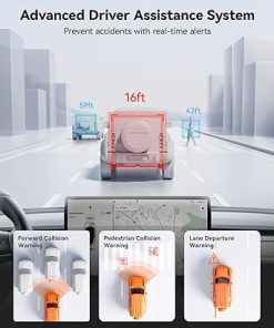 Dash Camera-WOLFBOX-WOLFBOX G850 PRO 4K Mirror Dash Cam with ADAS and BSD- Smart Rear View Mirror with 5.8GHz WiFi 2