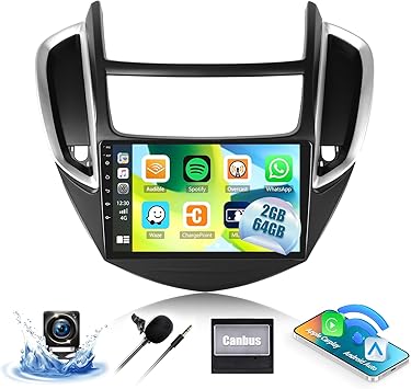 Dash Camera-CAMECHO-CAMECHO 2G 64G Car Stereo Radio for Chevrolet Chevy Trax 2014-2016 with CarPlay Android Auto 9″ Touch Screen Head Unit Android 13 Car Radio with GPS Navigation Bluetooth WiFi Mirror Link Backup Camera Dash Camera-CAMECHO-CAMECHO 2G 64G Car Stereo Radio for Chevrolet Chevy Trax 2014-2016 with CarPlay Android Auto 9" Touch Screen Head Unit Android 13 Car Radio with GPS Navigation Bluetooth WiFi Mirror Link Backup Camera