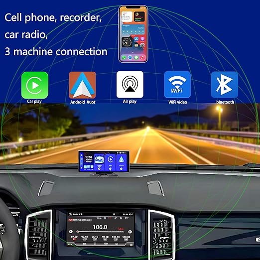 Dash Camera-JINKASEN-10.33-inch Carplay Screen Camera System- Android AOT Wireless Connection 2 Dash Camera-JINKASEN-10.33-inch Carplay Screen Camera System- Android AOT Wireless Connection - Image 2