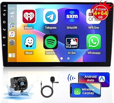 Dash Camera-Hikity-Hikity 8 Core 4+64GB Android 13 Double Din Car Stereo Wireless Carplay- 9 Inch Touchscreen Android Auto Car Radio Receiver Support GPS Navigation Bluetooth FM DSP Split Screen 59UI Dash Camera-Hikity-Hikity 8 Core 4+64GB Android 13 Double Din Car Stereo Wireless Carplay- 9 Inch Touchscreen Android Auto Car Radio Receiver Support GPS Navigation Bluetooth FM DSP Split Screen 59UI