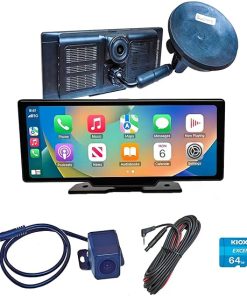 Dash Camera-JINKASEN-10.33-inch Carplay Screen Camera System- Android AOT Wireless Connection