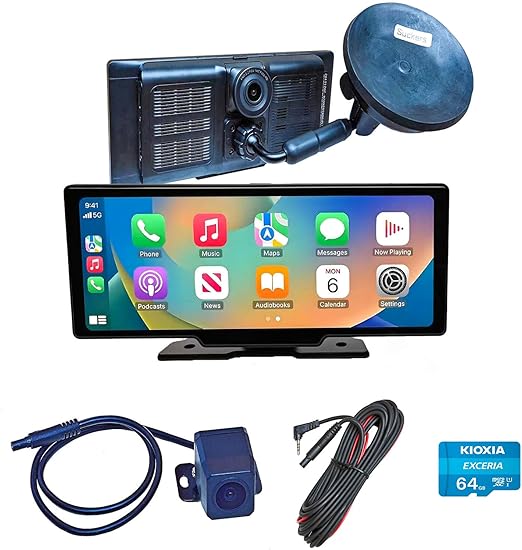 Dash Camera-JINKASEN-10.33-inch Carplay Screen Camera System- Android AOT Wireless Connection Dash Camera-JINKASEN-10.33-inch Carplay Screen Camera System- Android AOT Wireless Connection