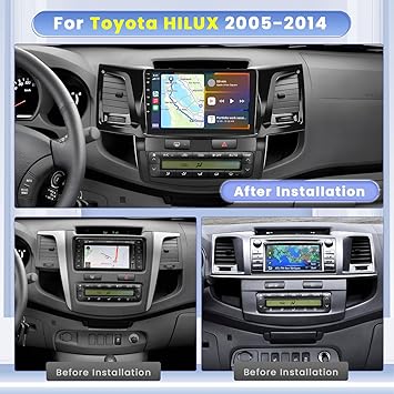 Dash Camera-Hikity-Hikity for Toyota Fortuner Hilux 2005-2014 Android 13 Car Stereo with Wireless Carplay- 8 Core 4+64GB 9 Inch IPS Touchscreen Car Radio 59UI GPS Navigation WiFi 32EQ DSP Backup Camrea 2 Dash Camera-Hikity-Hikity for Toyota Fortuner Hilux 2005-2014 Android 13 Car Stereo with Wireless Carplay- 8 Core 4+64GB 9 Inch IPS Touchscreen Car Radio 59UI GPS Navigation WiFi 32EQ DSP Backup Camrea - Image 2