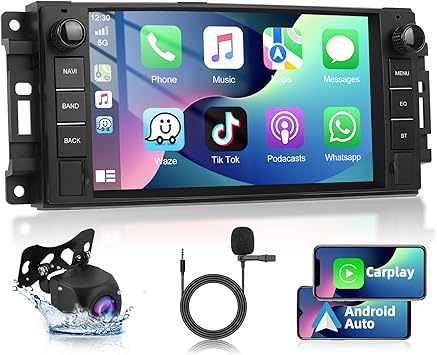 Dash Camera-podofo-Podofo 2+64G Wireless Apple CarPlay Car Stereo Radio for Jeep Wrangler JK Dodge Chevrolet RAM 1500 Android 7″ Touchscreen Audio with WiFi- GPS Navi Dash Camera-podofo-Podofo 2+64G Wireless Apple CarPlay Car Stereo Radio for Jeep Wrangler JK Dodge Chevrolet RAM 1500 Android 7" Touchscreen Audio with WiFi- GPS Navi