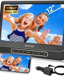 Dash Camera-WONNIE-Car DVD Player- WONNIE 12″ Portable DVD Player with Headrest Mount