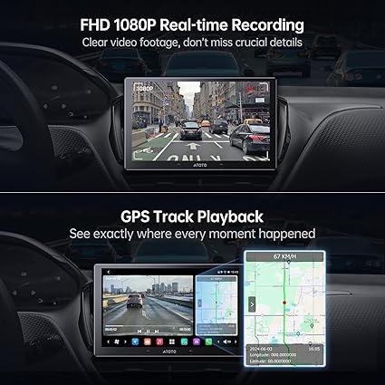 Dash Camera-ATOTOZONE-AC-FHD02DV FHD 1080P On-Dash DVR Camera- GPS Track Playback 2 Dash Camera-ATOTOZONE-AC-FHD02DV FHD 1080P On-Dash DVR Camera- GPS Track Playback - Image 2
