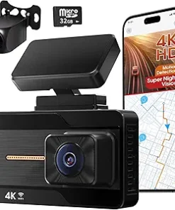 Dash Camera-JOH-JOH Dash Cam Front and Rear- 4K+1080P Dash Camera Built in WiFi GPS with 32GB TF Card Dash Camera-JOH-JOH Dash Cam Front and Rear- 4K+1080P Dash Camera Built in WiFi GPS with 32GB TF Card