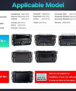 Dash Camera-Leadfan-Leadfan Car Stereo Radio for Chevy Chevrolet GMC Buick with Wireless Carplay Android Auto- 10.1″ IPS Touch Screen Android Head Unit WiFi GPS Navigation Bluetooth Mirror Link FM Rear Camera SWC 2