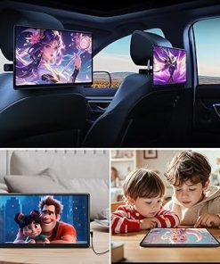 Dash Camera-AINAVI-15.6 inch Portable Android Car Headrest TV-Support Phone WiFi Bluetooth SD USB HDMI Connection Car Video Player (4G Ram+64G Rom-2PCS) 2