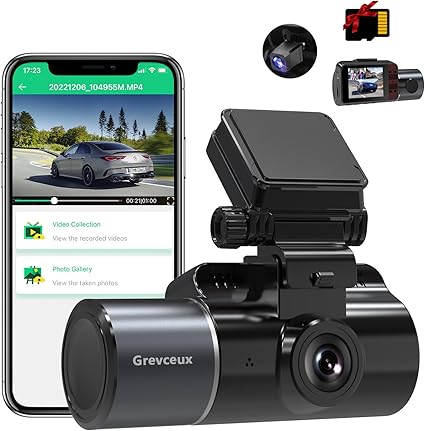 Dash Camera-AIPLUGER-3 Channel Dash Cam with WiFi Function- Starvis Night Vision Dash Camera-AIPLUGER-3 Channel Dash Cam with WiFi Function- Starvis Night Vision