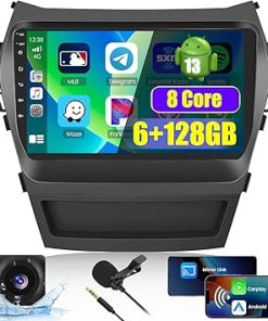 Dash Camera-Hikity-8 Core 6+128G Android 13 Car Stereo for Hyundai Santa Fe IX45 2013-2017-Wireless Carplay Android Auto Dash Camera-Hikity-8 Core 6+128G Android 13 Car Stereo for Hyundai Santa Fe IX45 2013-2017-Wireless Carplay Android Auto