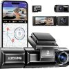 Dash Camera-pelsee-P12 Plus 4K WiFi Rear View Mirror Camera- 12″ Mirror Dash Cam Front and Rear with ADAS and BSD 5