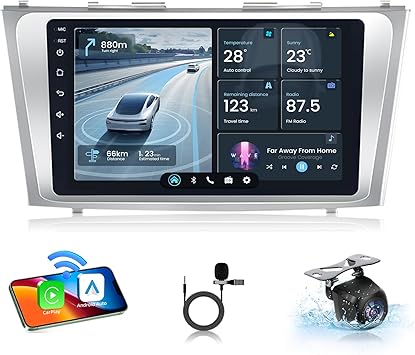 Dash Camera-Jufodrca-(𝟖𝐜𝐨𝐫𝐞 𝟒+𝟑𝟐𝐆) Car Radio Stereo for Toyota Camry 2007 2008 2009 2010 2011: Upgrade 5GWIFI 9 Inch with 1280 * 800 Touchscreen Android 13 Bluetooth Carplay Android Auto Backup Camera GPS Dash Camera-Jufodrca-(𝟖𝐜𝐨𝐫𝐞 𝟒+𝟑𝟐𝐆) Car Radio Stereo for Toyota Camry 2007 2008 2009 2010 2011: Upgrade 5GWIFI 9 Inch with 1280 * 800 Touchscreen Android 13 Bluetooth Carplay Android Auto Backup Camera GPS